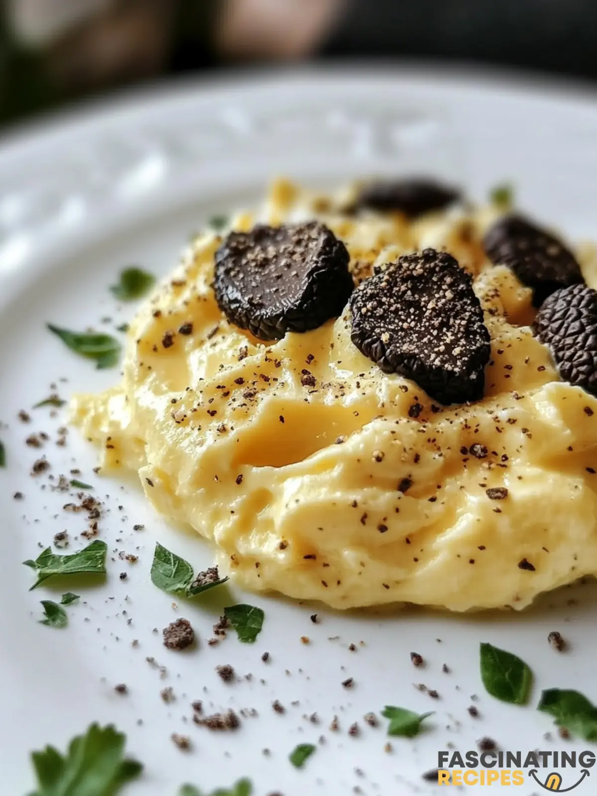 French Egg Truffle with Freshly Shaved Truffles wp recipe