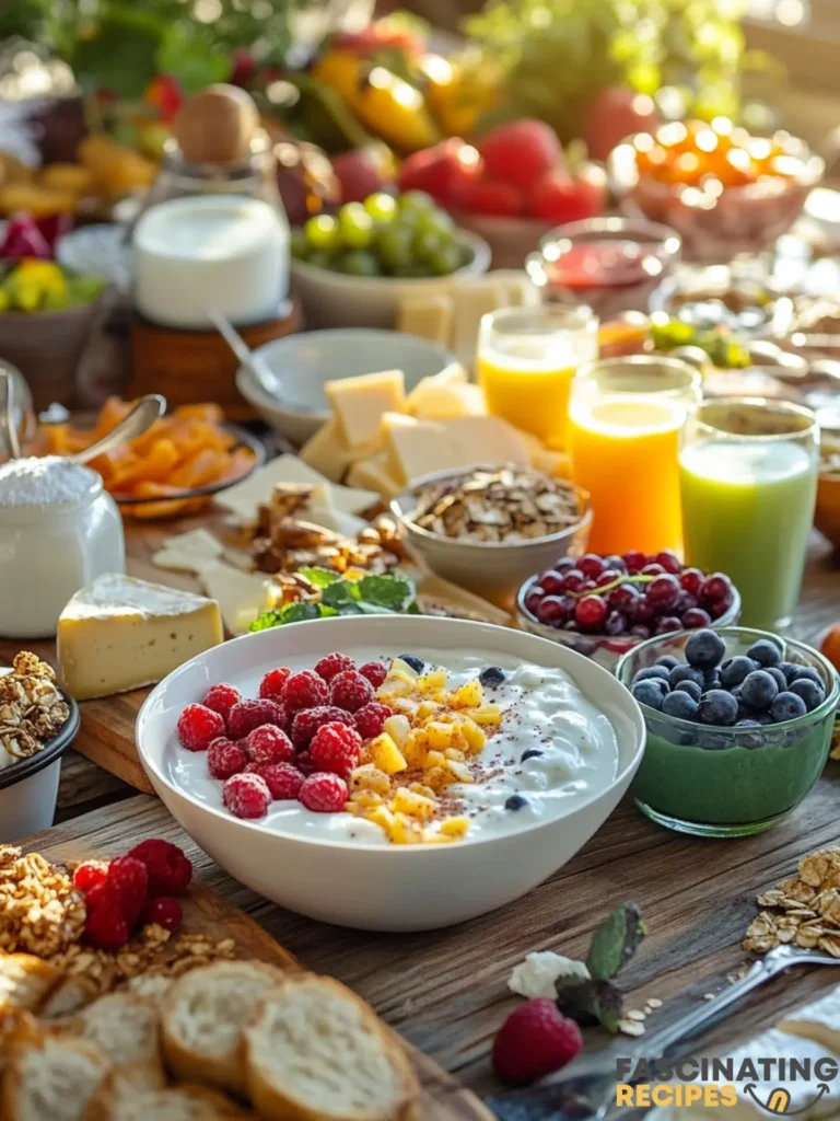 Healthy Breakfast Smoothies easy breakfast ideas buffet