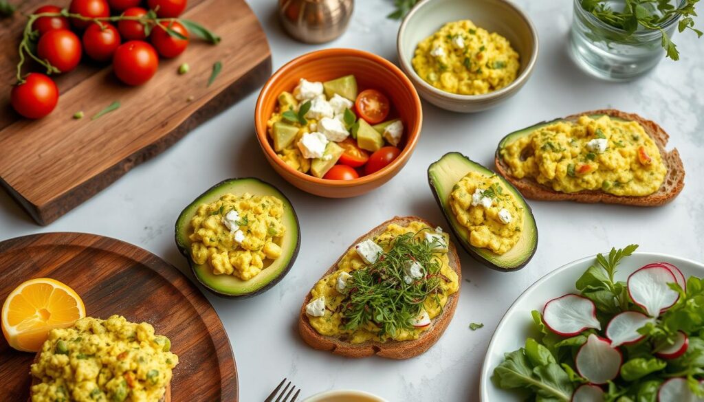 Avocado Scrambled Eggs Serving Ideas Avocado Scrambled Eggs Serving Ideas