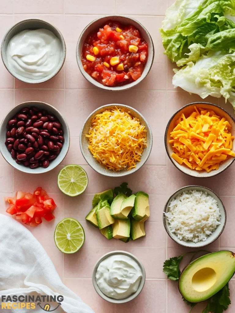 Burrito Bowl Toppings Selection Burrito Bowl Ingredients