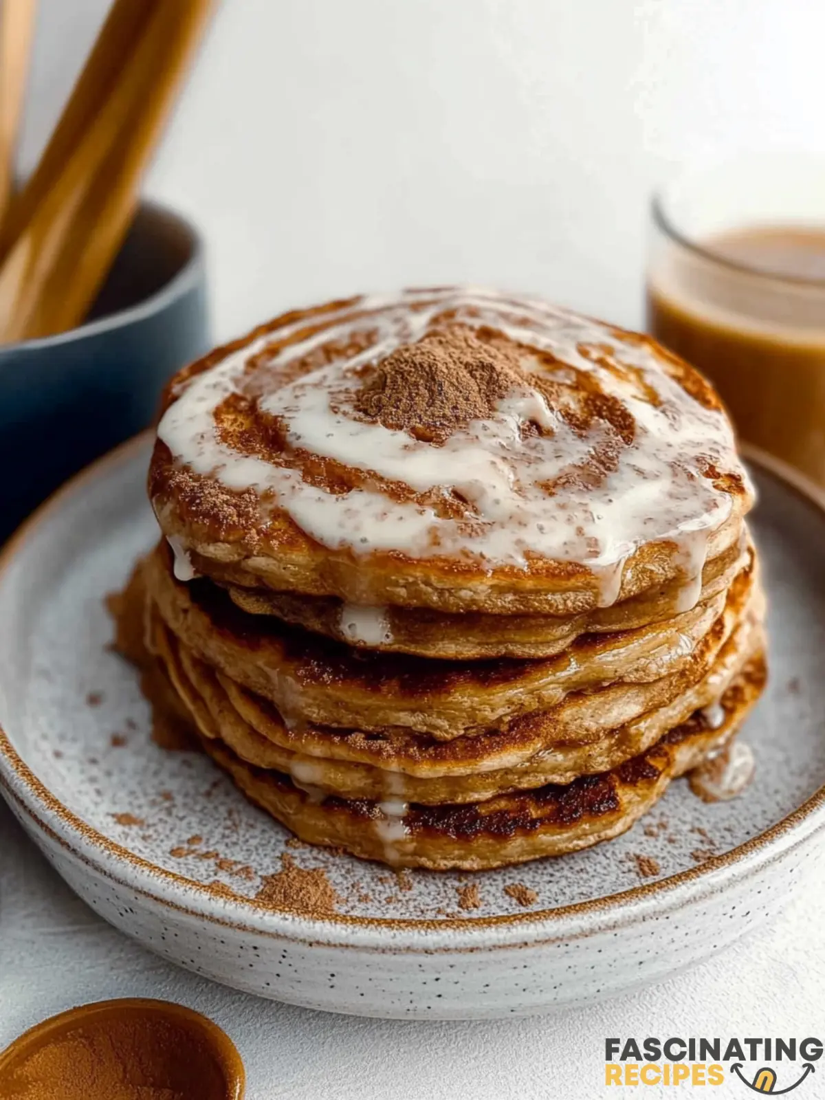Cinnamon Roll Pancakes Recipe