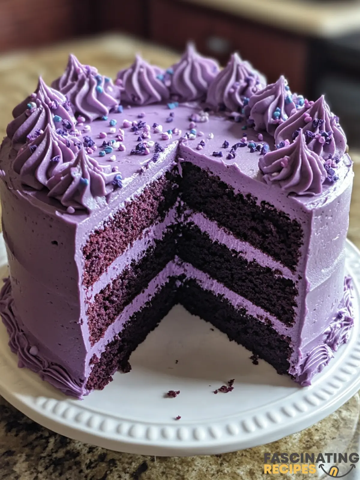 Purple Velvet Cake Recipe