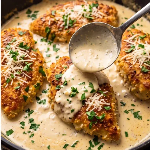 Parmesan crusted chicken
